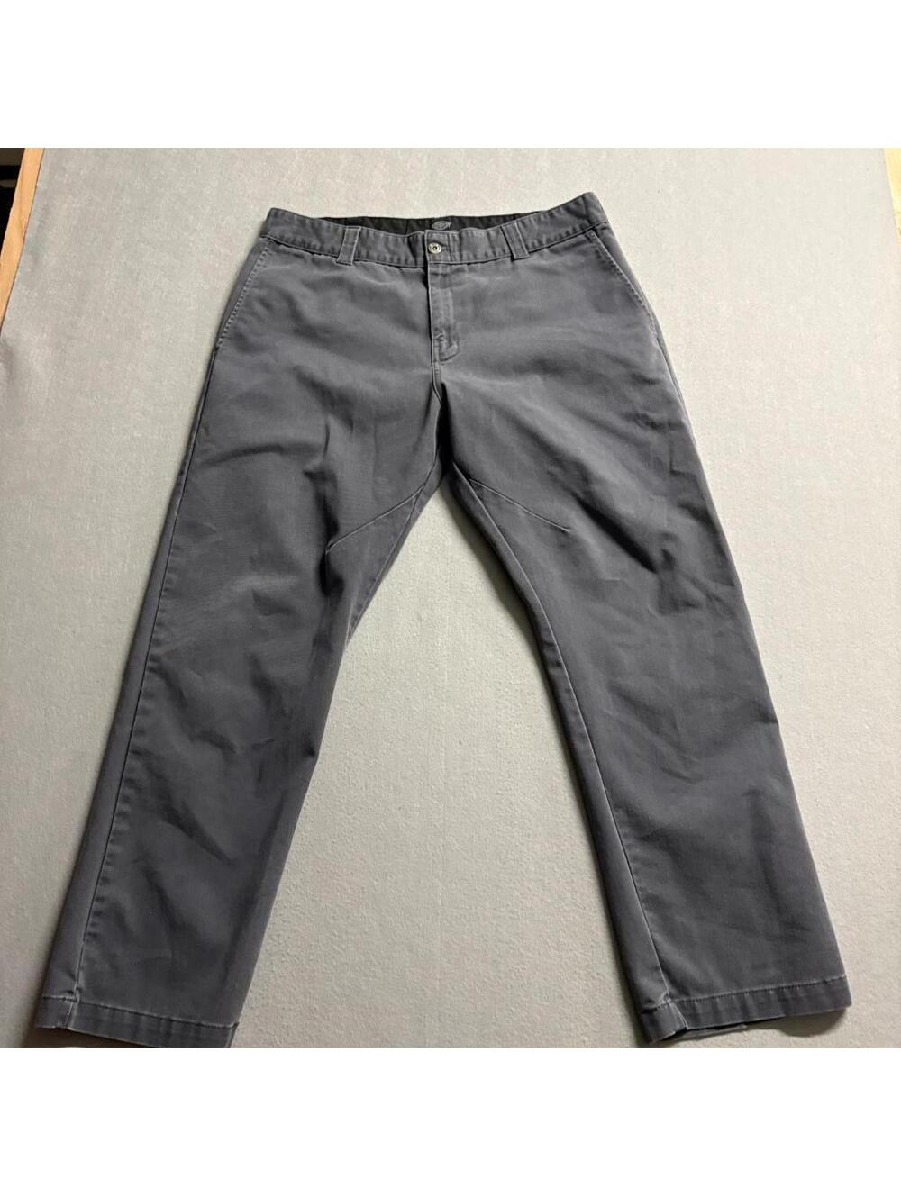Dickies 1967 Collection Flex Tough Max Pants Mens 36x30 Gray Workwear Chino